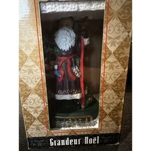 Grandeur Noel Santa of the World-Hand Painted Porcelain-Italy 1935 With Box